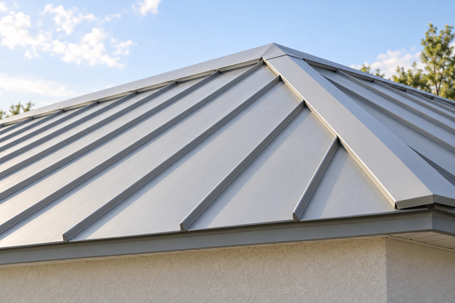 metal roofing on a Pompano Beach home